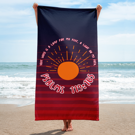 Christian Baptism Beach Towel